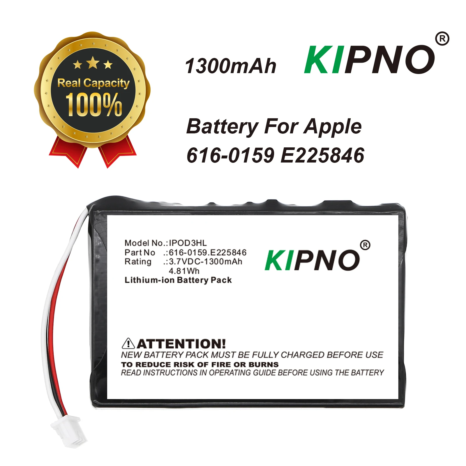 Phone Battery Replacement - Аккумулятор KIPNO для IPod 3 3G