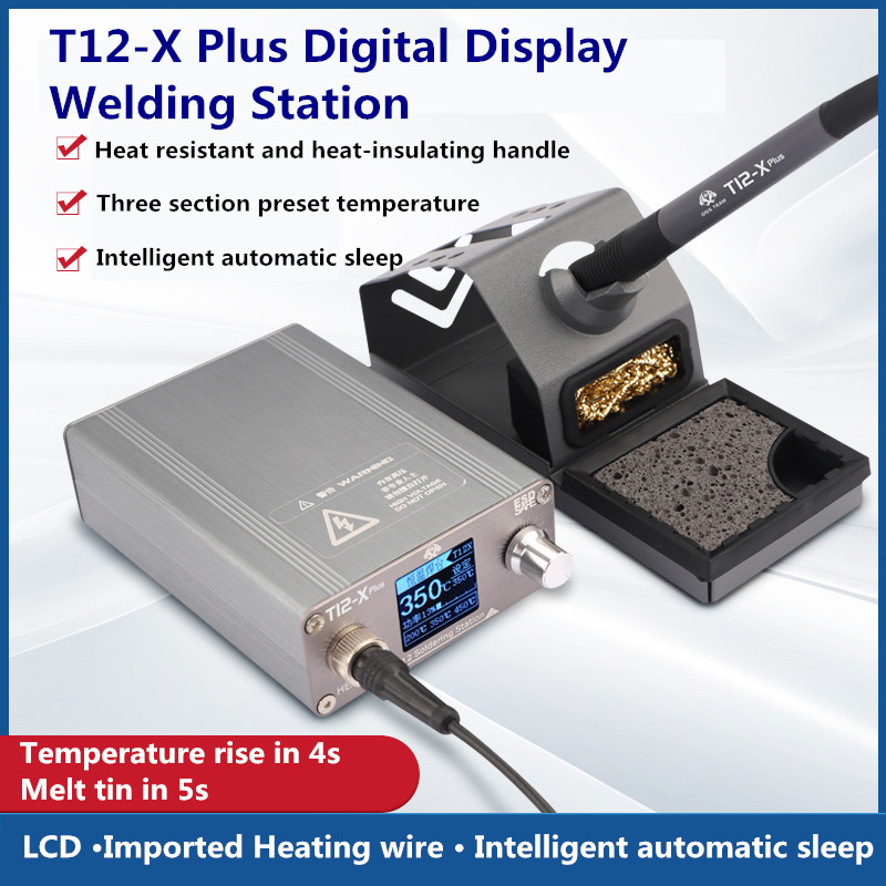 Electronics Repair Plus - Паяльная станция OSS T12-X PLUS, электронный