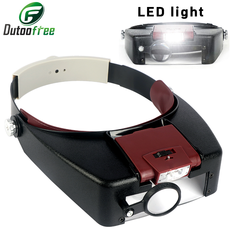 Electronics Repair Glasses - Очки с увеличительным стеклом в стиле
