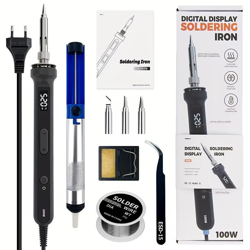 Electronics Repair Tool - Цифровой паяльник мощностью 100 Вт с
