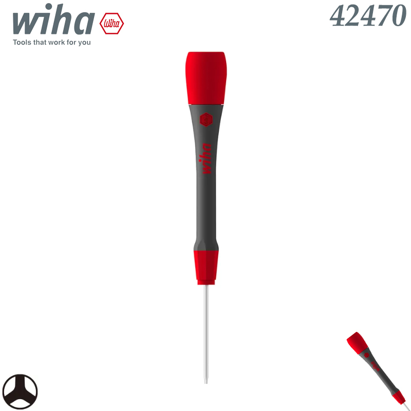 Electronics Repair Game - Wiha 42470 Y000×40мм Прецизионная трехлопастная отвертка,