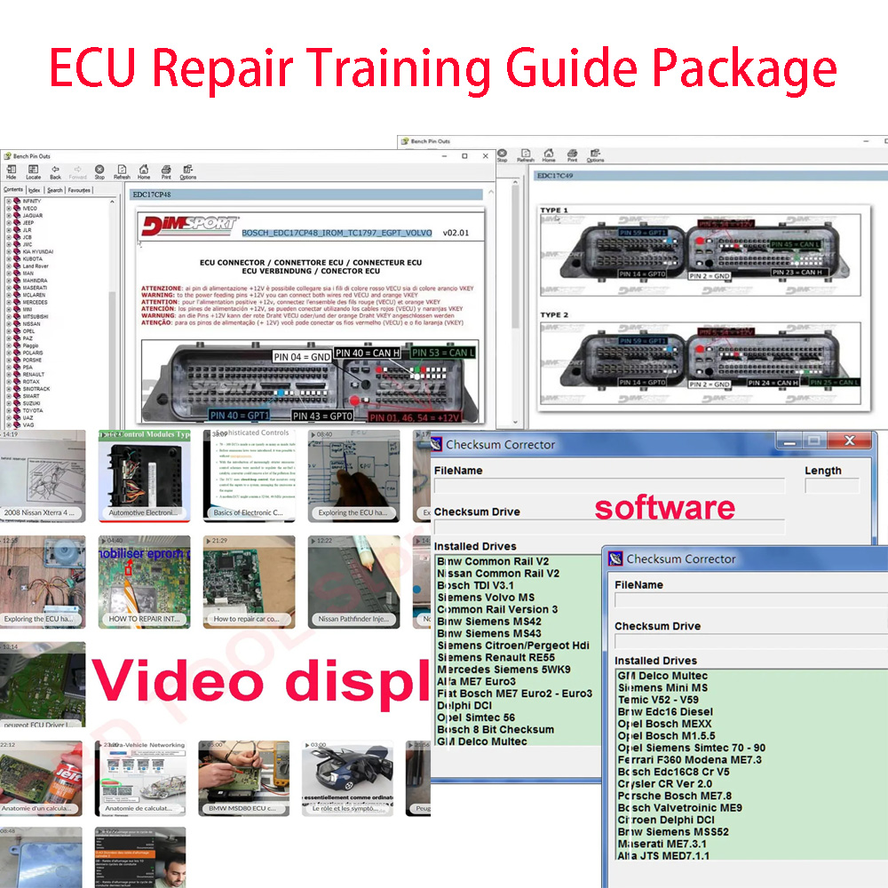 Electronics Repair Basics - Пакет направляющих для обучения ремонту ЭБУ