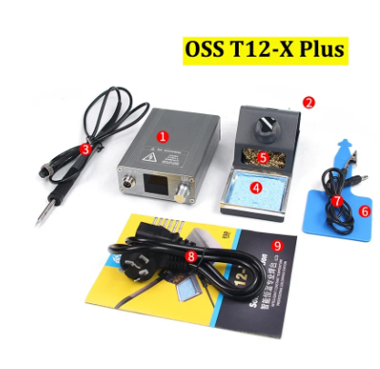 Паяльная станция OSS T12-X PLU – обзор и цена Electronics Repair Plus