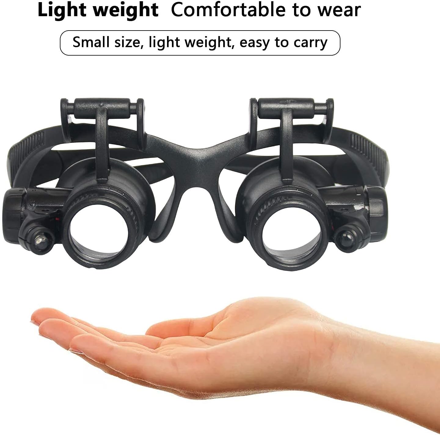 Лупа на голову со светодиодной – обзор и цена Electronics Repair Glasses