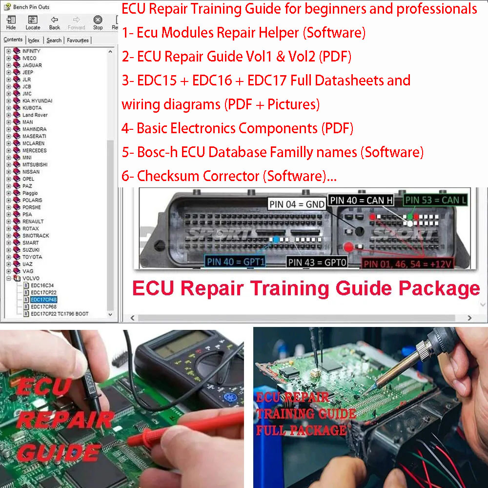 Учебное пособие по ремонту ЭБУ – обзор и цена Electronics Repair Basics