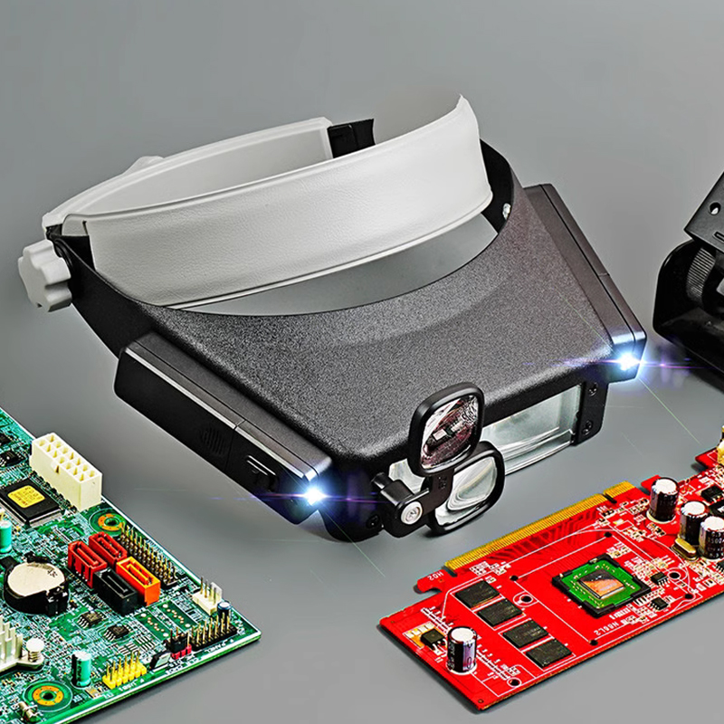 Новая повязка на голову, лупа, – обзор и цена Electronics Repair Glasses