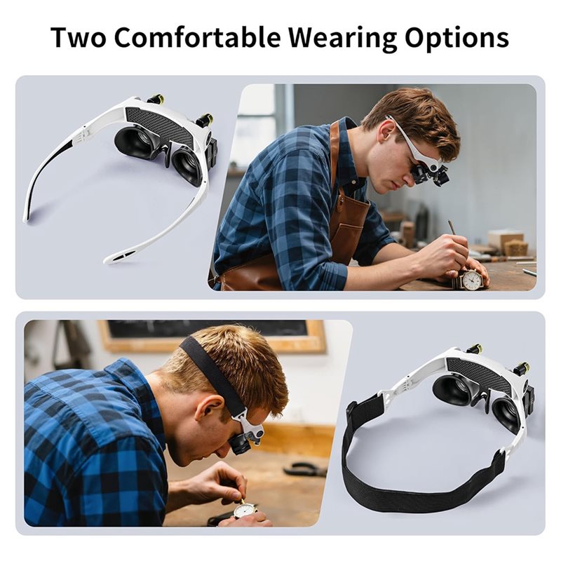 Увеличительные очки ABUP-LED,  – обзор и цена Electronics Repair Glasses