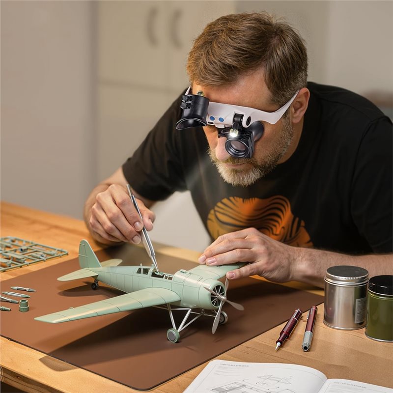 Увеличительные очки ABUP-LED,  – обзор и цена Electronics Repair Glasses